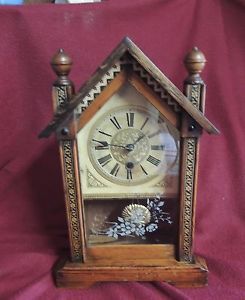 Antique German Small Mantel Clock