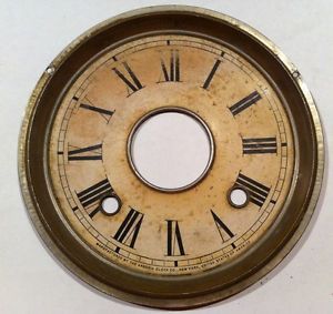 Antique Ansonia Mantle Clock Face Dial Lot 16