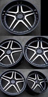 20" Euro 26 Noir Wheels for Mercedes SL55 SL550 CLS55 AMG Set of 4 Rims Caps