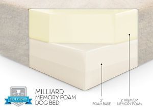 Memory Foam Orthopedic Dog Pet Bed 4" Crate Travel Waterproof Cover Carrier Pad