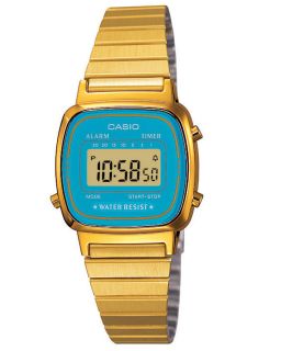 Casio Ladies Retro Style Gold Tone Digital Watch LA670 LA670WGA La 670WGA 2D