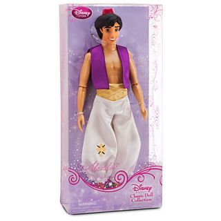 Disney Alladin Kids Toys Boys Girls Classic Prince Aladdin Doll