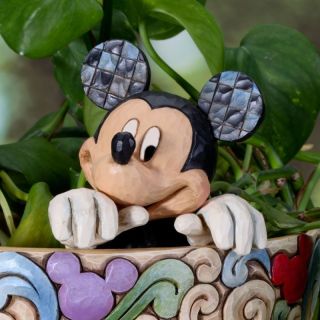 Disney Traditions Enesco Jim Shore Plant Garden Mickey Mouse Planter Stake