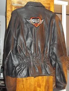 Womens Harley Davidson Like Leather Jacket 2X