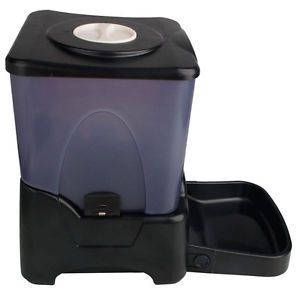 New 10 6L Large Dog Cat Pet Automatic Food Portion Control Auto Bowl Feeder