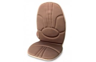 Homedics Vibration Heat Back Massager Cushion Pad for Home Office Chair Car Seat