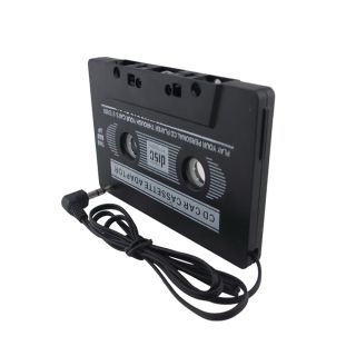 New Car Cassette Tape Adapter Transmitters for  iPod Nano CD iPhone Black USA