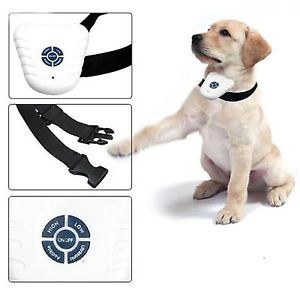 Small Ultrasonic Anti No Bark Barking Pet Dog Training Shock Control Collar New