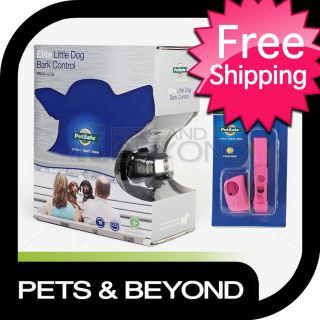 Pink Pet Safe Small Little Dog Anti No Bark Control Stop Barking Shock Collar