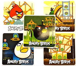 15 Angry Birds Stickers Party Favors Teacher Supply