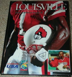1997 Uofl Louisville Cardinals Football Book Media Guide NCAA Conference USA