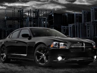 4 2013 Factory Dodge Challenger Charger Blacktop 20 inch Black Wheels Tires