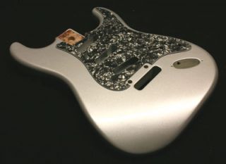 Sale Metallic Silver Paint Job on Your Bass or Guitar Body Guitar Painting