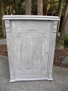 Vintage Repurposed Sewing Cabinet Storage Cabinet Painted Furniture