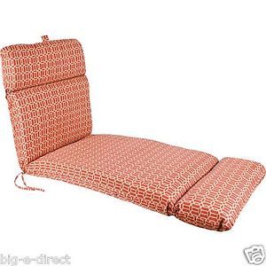 Replacement Outdoor Patio Lounge Chaise Chair Seat Cushion Pad Felton Chili
