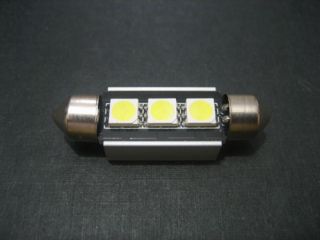 1x 39mm White SMD Canbus LED Number Plate Bulb A423