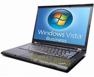 IBM Lenovo T400 Laptop 2 4GHz 160GB 2GB Windows Wireless WiFi DVDRW Notebook PC 884343425108