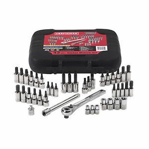 Craftsman 42 Piece 1 4 and 3 8 inch Drive Bit and Torx Bit Socket Wrench Set