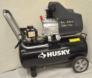Husky 8 Gallon Portable Electric Air Compressor Model TA 2530B
