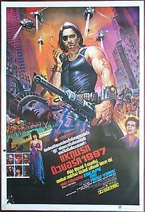 Escape from New York 1981 John Carpenter Kurt Russell Original Thai Movie Poster
