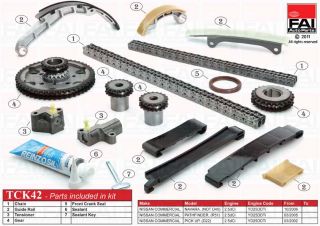 Timing Chain Kit for Nissan Pick Up D22 2 5 Di 03 02 ATCK42 1744