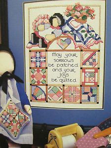 Charming Quilt Sampler Cross Stitch Pattern from Magazine Plus Free Pattern