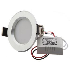 1pc 5W Watt White LED Recessed Ceiling Panel Down Light 110V 220V