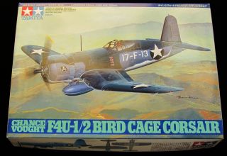 Tamiya 1 48 Vought F4U 1 Birdcage Corsair Aircraft Model Kit
