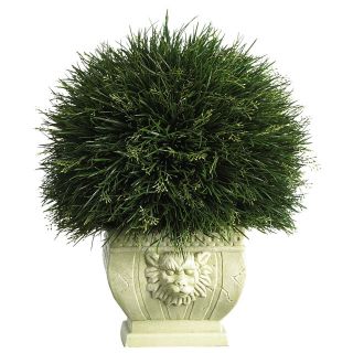 Potted Acorus Grass Topiary Tree Ball Artificial Plant Indoor Outdoor