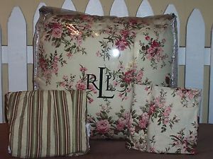 Ralph Lauren Quee Sheffield Floral Comforter Set Comforter Shams Skirt New 1st