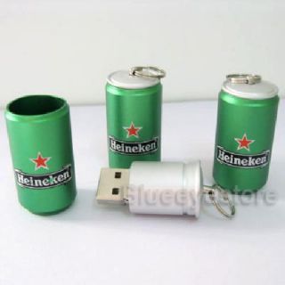 New 4GB Heineken USB 2 0 Flash Memory Pen Drive Stick
