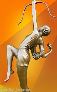 Art Deco Bronze Statue Sculpture Bronze Figure Figurine