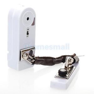 DC4 5V Home Security Safety Door Chain Lock Alarm Guard Dual Protection 05183