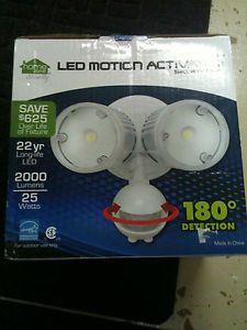 LED Motion Activated Security Light 2 000 Lumens Brand New Home Zone Security