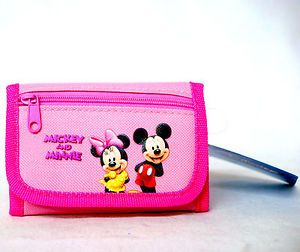Officially Licensed Disney Mickey Minnie Mouse Girls Pink Wallet
