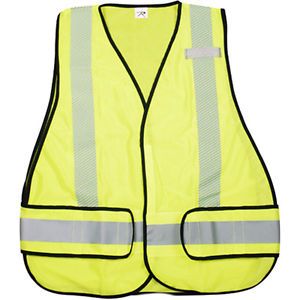 High Visibility Green Safety Vest EMS EMT Police Security Construction