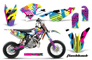 AMR Racing Dirt Bike Graphic Kit Decal Sticker KTM SX50 Parts SX 50 09 12 Flash