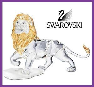 Swarovski Crystal Figurine Mufasa Lion Disney Lion King 1048265 Retired New