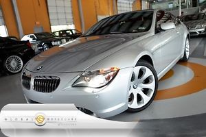 05 BMW 645CI Sport 56K Manual Cold Weather Nav PDC Heated Seats Moonroof Alloys