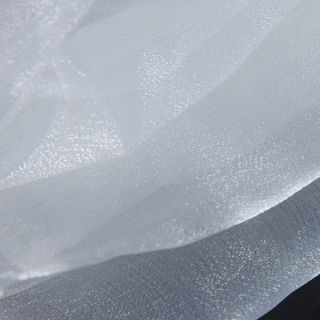 Sheer Voile Window Treatment Panel Curtain Drape Scarf White 240x140cm