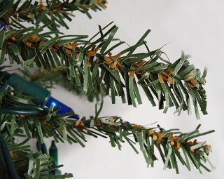6' Pre Lit Alpine Artificial Christmas Tree Multi