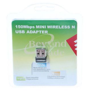 Mini 150Mbps USB WiFi Wireless Adapter