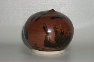 Superb Reknown Joseph Panacci Canada Art Pottery Bud Vase Super Glaze EXC