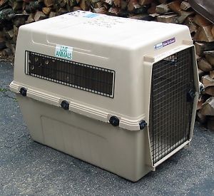 Petmate Deluxe Vari Kennel Pet Porter Carrier Travel XL Crate Dog 40L 27W 30H