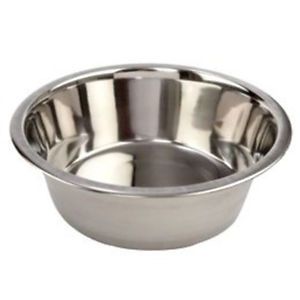 Stainless Steel Standard Pet Dog Puppy Cat Food or Drink Water Bowl Dish