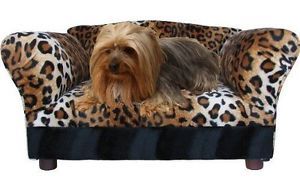 Pet Furniture Mini Sofa Leopard Pet Custom Dogs Sofas Cat House Toy Potty Grass