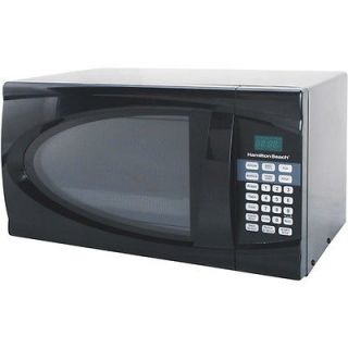 Black Hamilton Beach HB P90D23AL DJ 900W Microwave Oven w Child Safety Lock