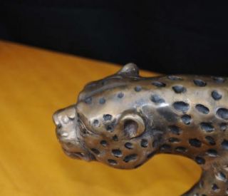 Large Deco Bronze Statue Cheetah Cat Leopard Cats Animals