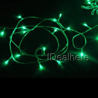 Great Green 220V 100LED 10M Fairy String Light for Christmas Tree Party 8MODE