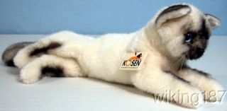 Kosen Germany Young Lying Birman Kitten Cat Plush Toy